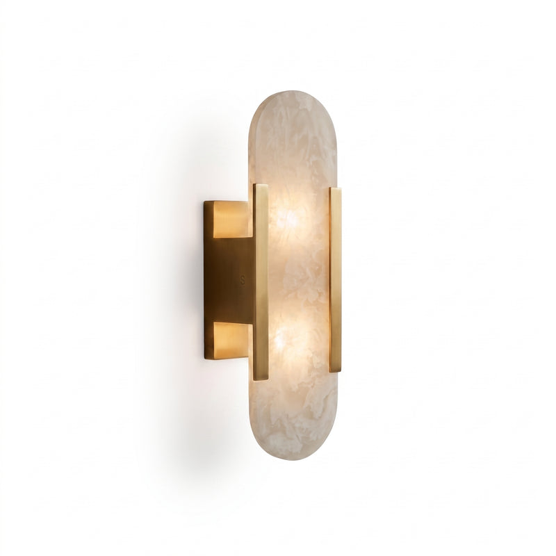 Applique Murale Aurora - Marbre Naturel, LED, Style Moderne