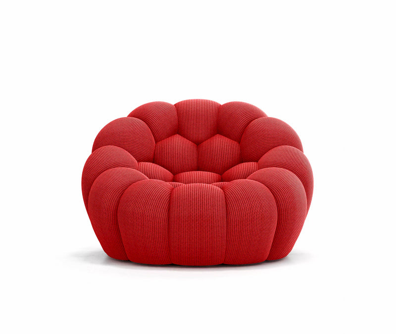 Lund Mini - Fauteuil Bubble Compressé Rouge