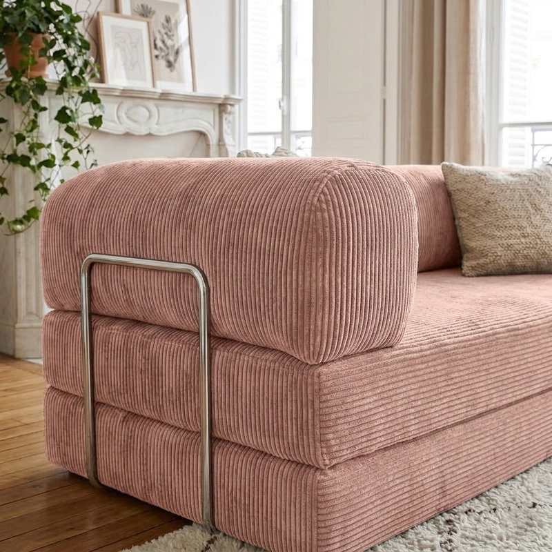 MALMO Housses de rechange - kit complet Rose Pâle